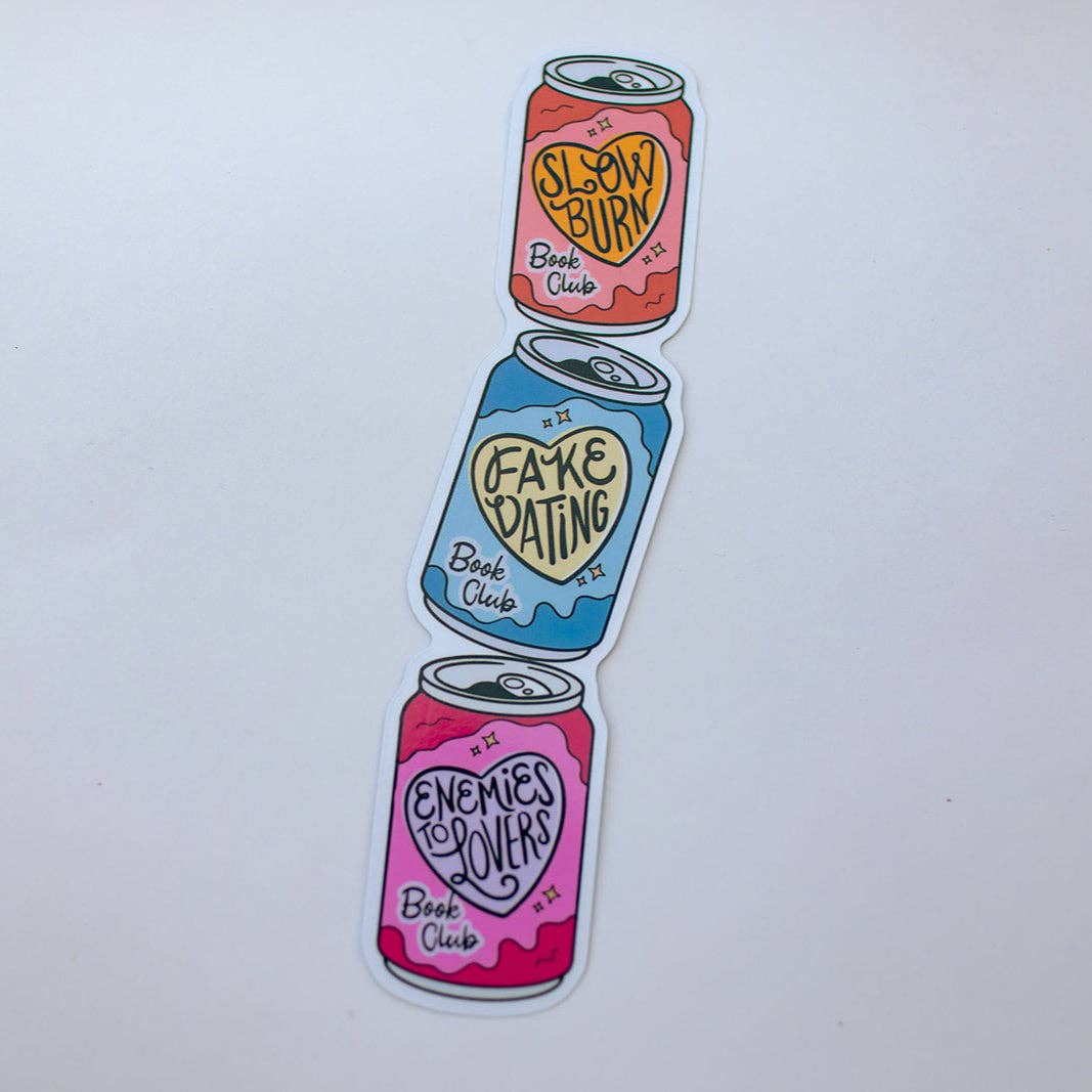 Bookmark Book Club Soda Stack