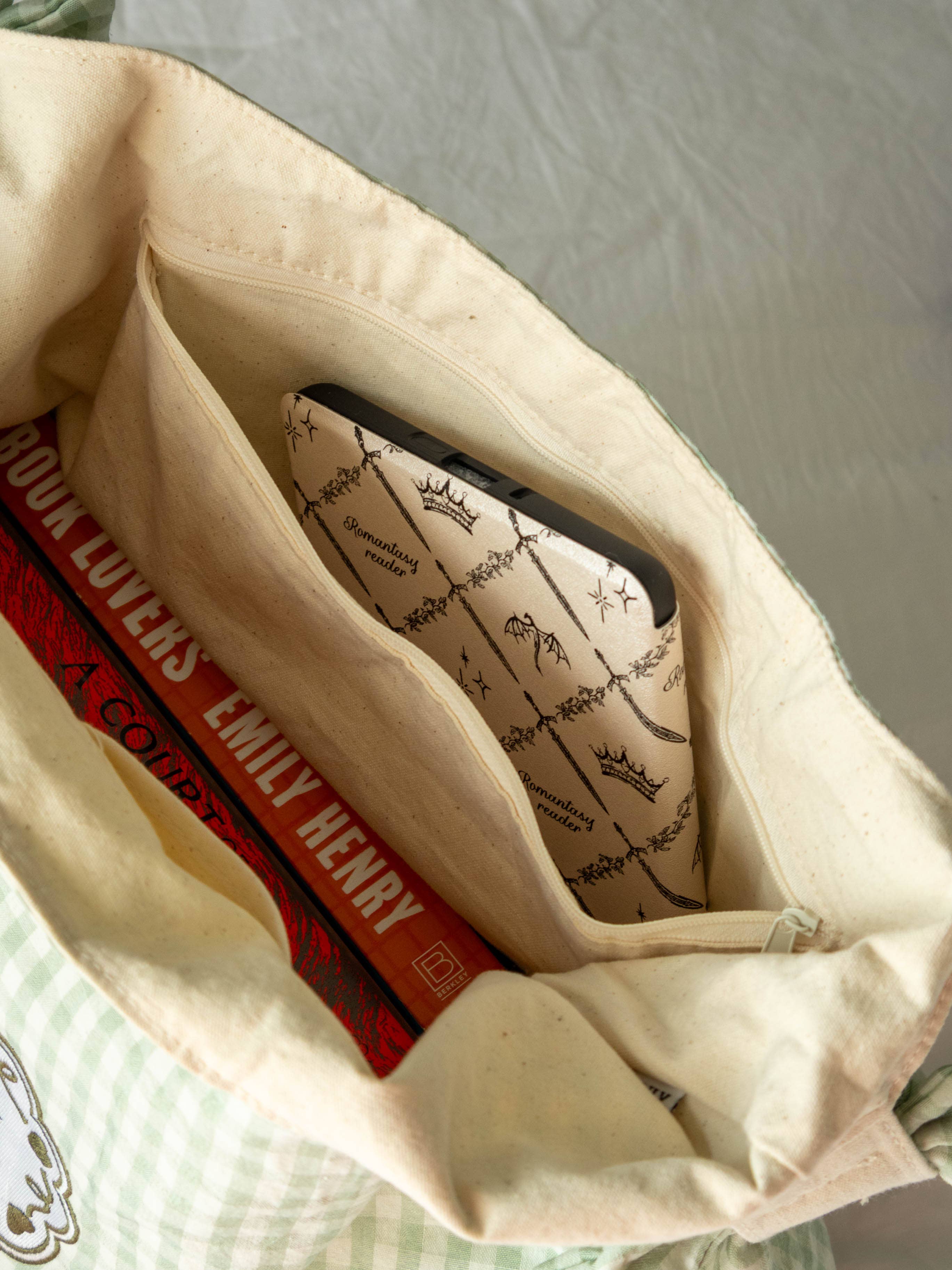 Book Lover Bow Tote