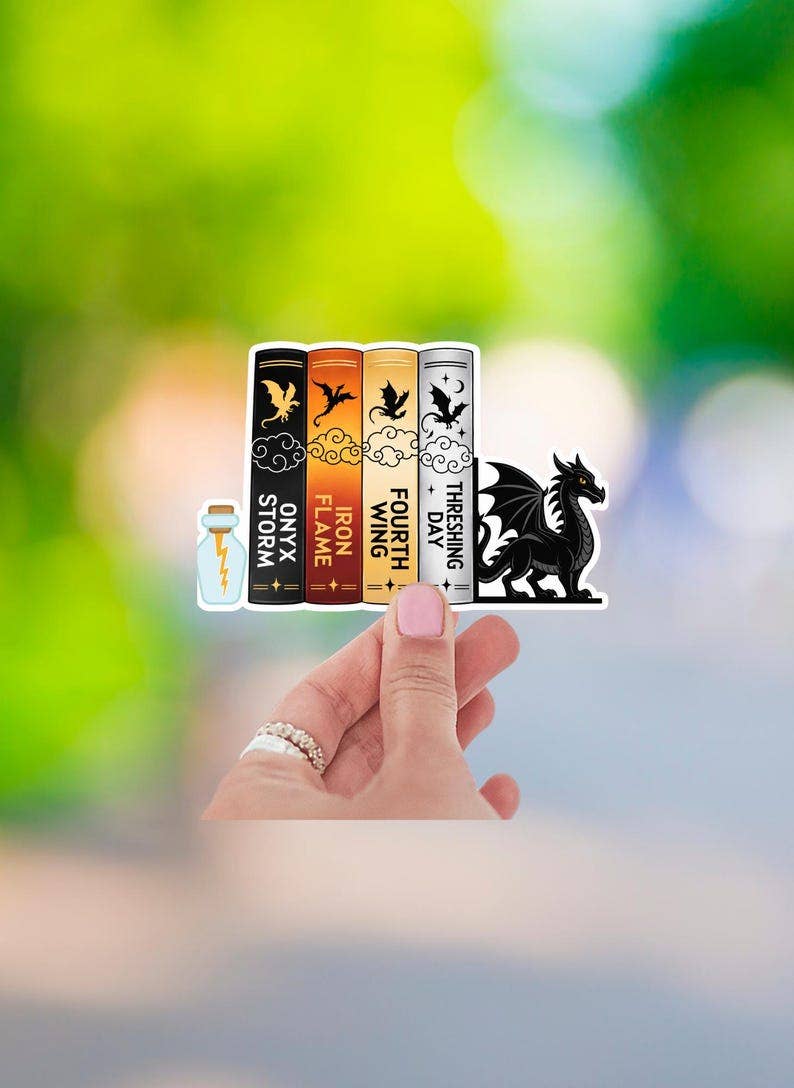 Threshing Day Empyrean Series Inspired Sticker | Fourth Wing | Iron Flame Onyx Storm
