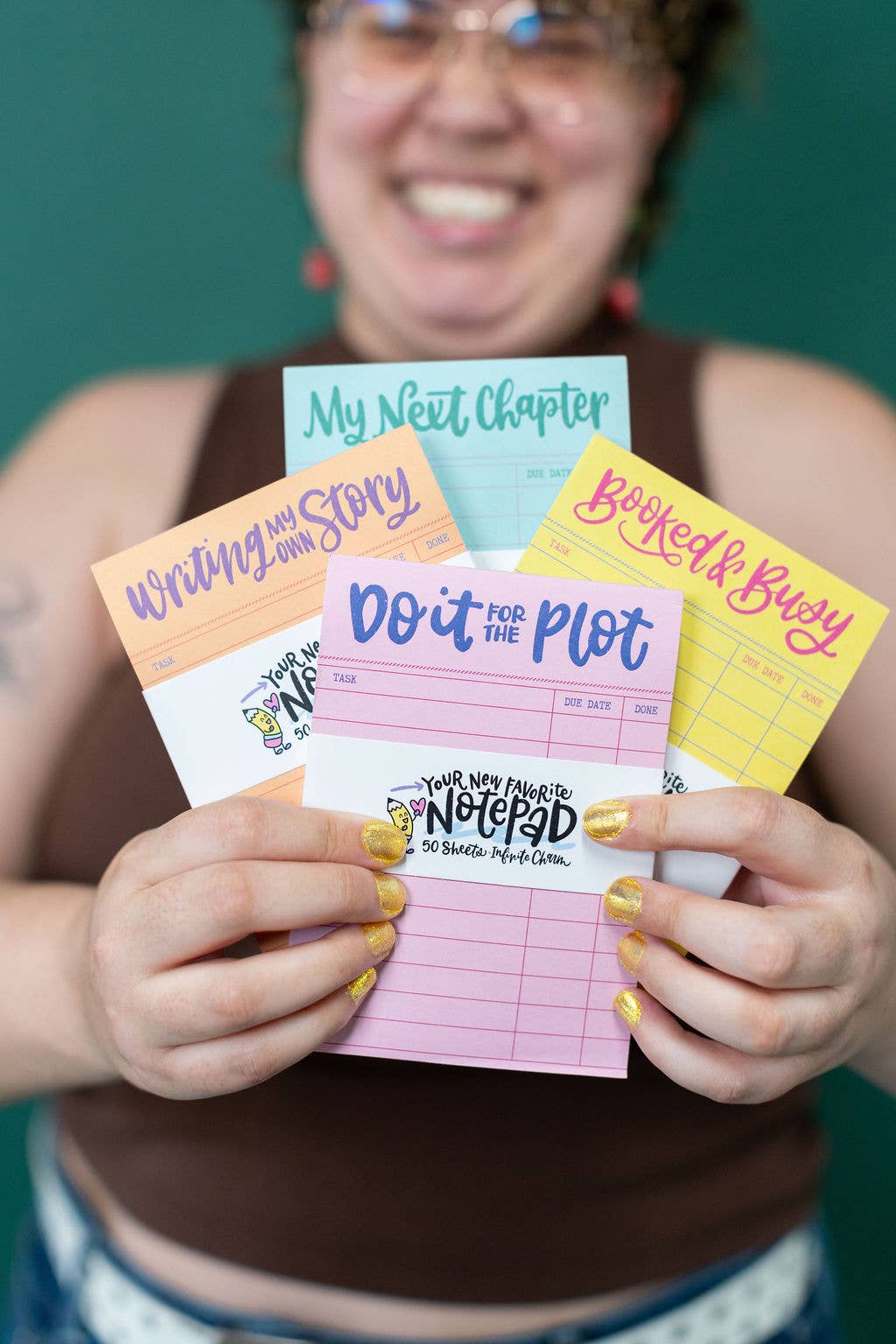 Do it for the Plot Notepad – Cute Bookish Reading Stationery