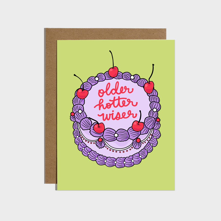 Older Hotter Wiser Card