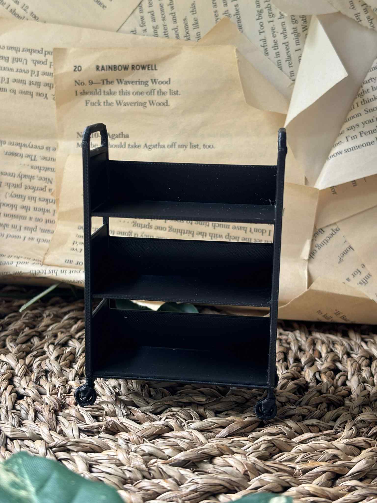 Mini Book Cart | 3D Printed