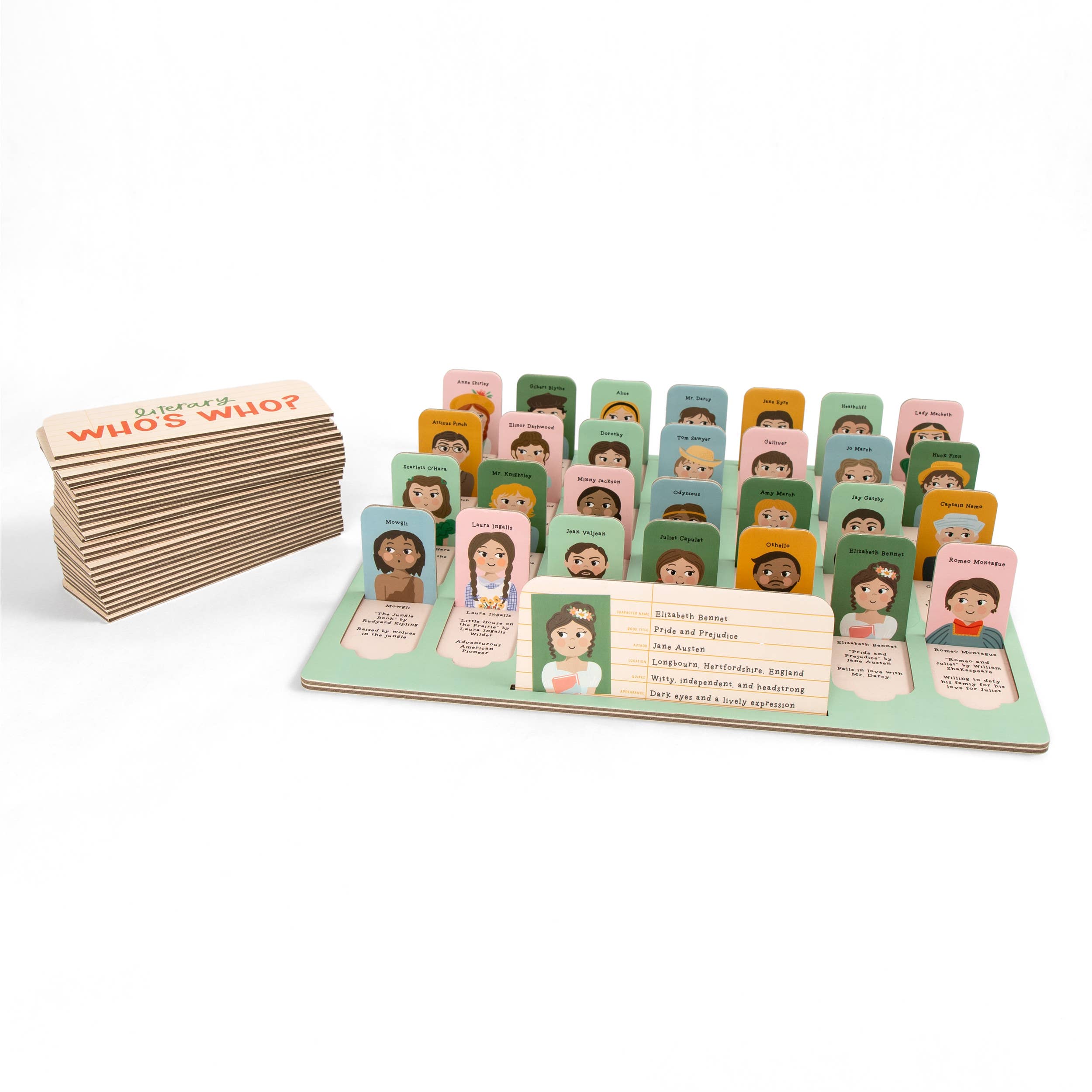 Literary Who's Who - Clues & Guessing Game