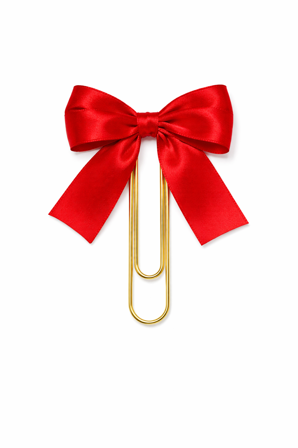 Coquette Red Bow Bookmark - Valentines Day Gift for Readers