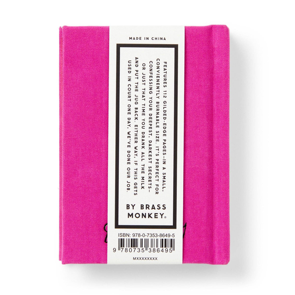 Brass Monkey Tiny Diary for Not So Tiny Secrets