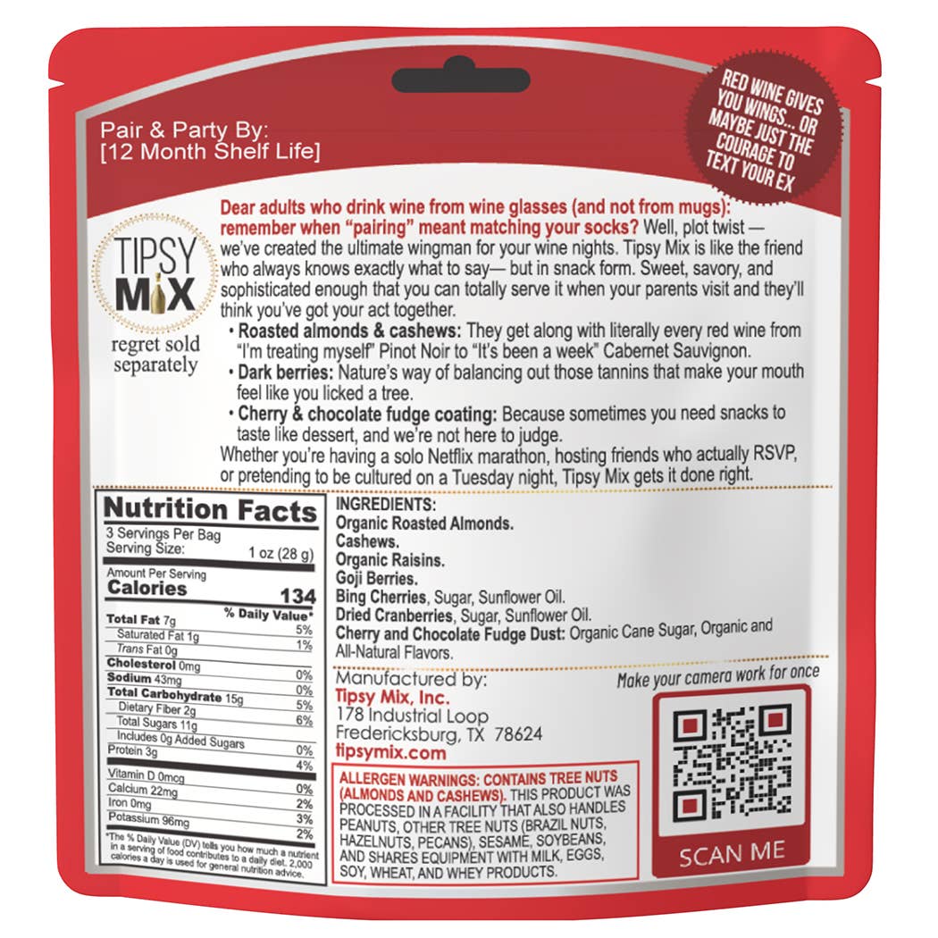 03. Wine-Paired Trail Mix - Red Wines