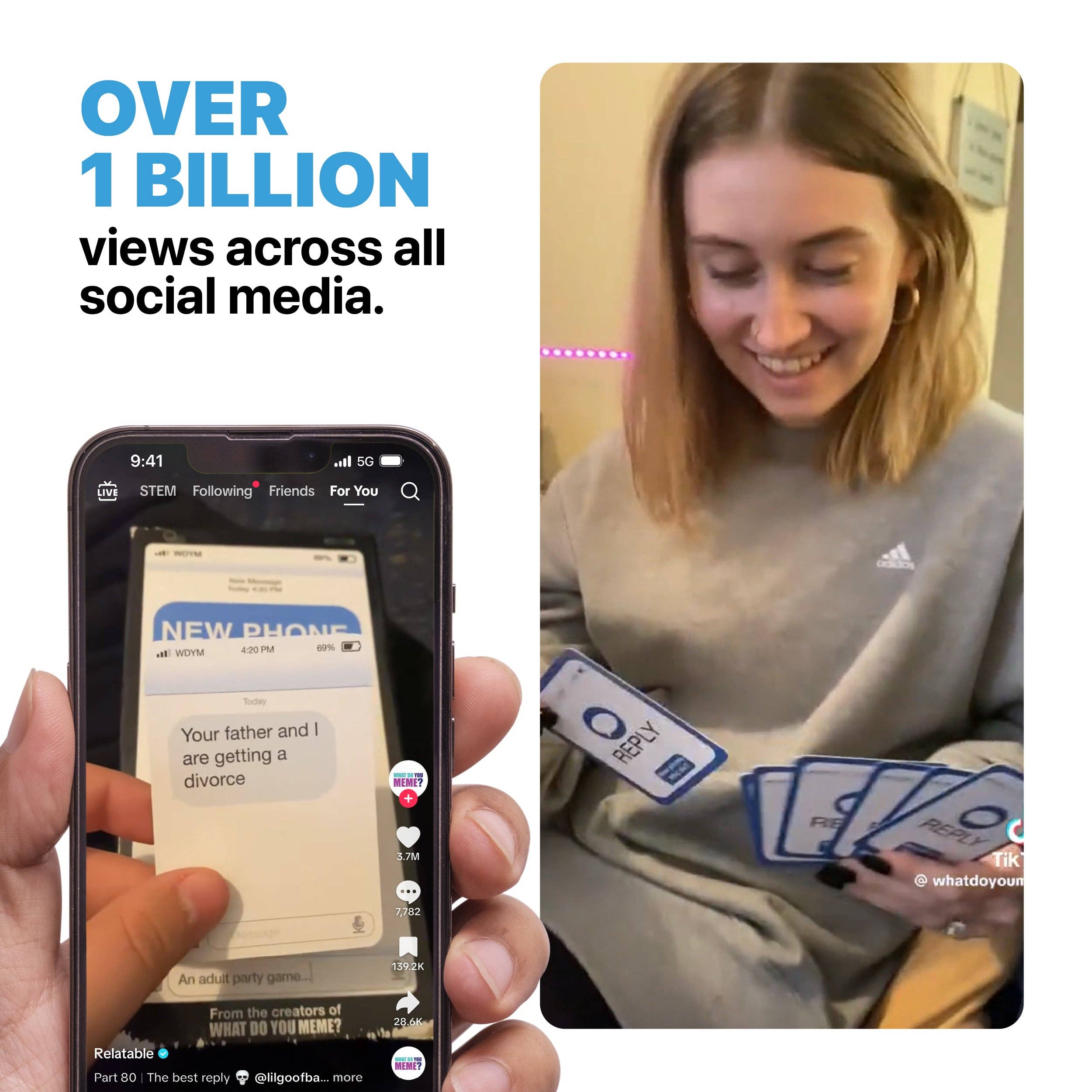 New Phone, Who Dis?™ - Text Message Card Game, Adult Game