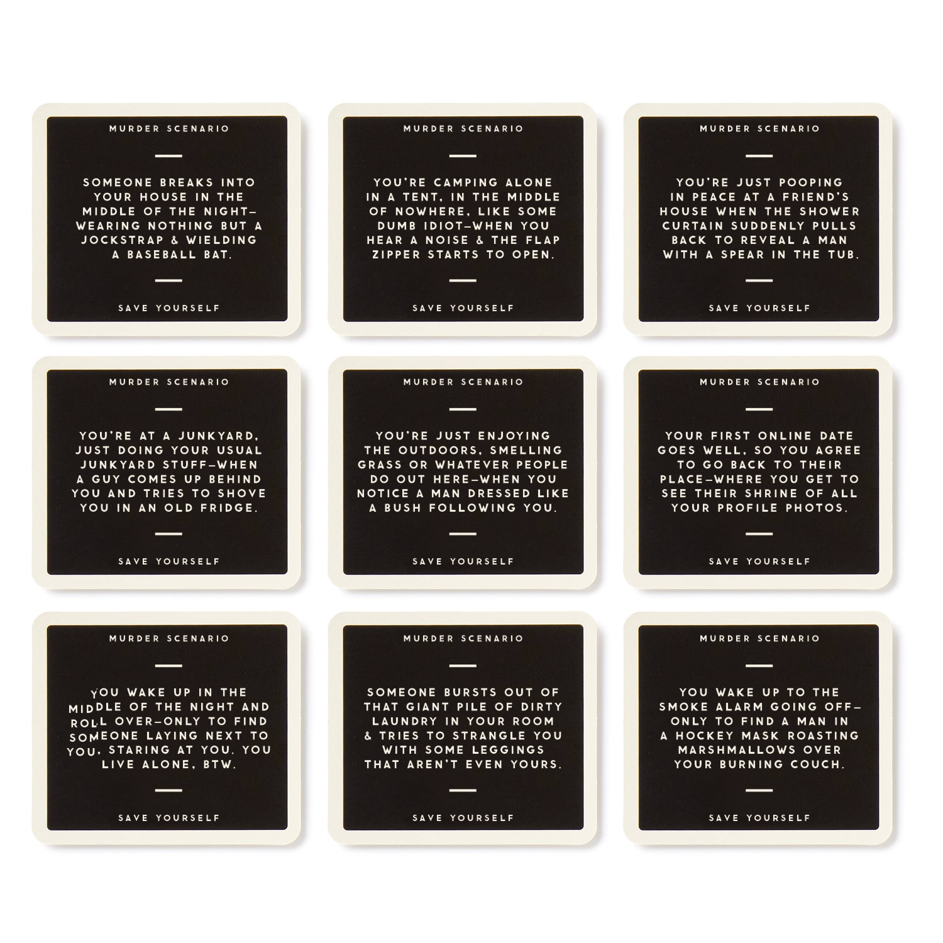 Brass Monkey Not Today, Murder Game