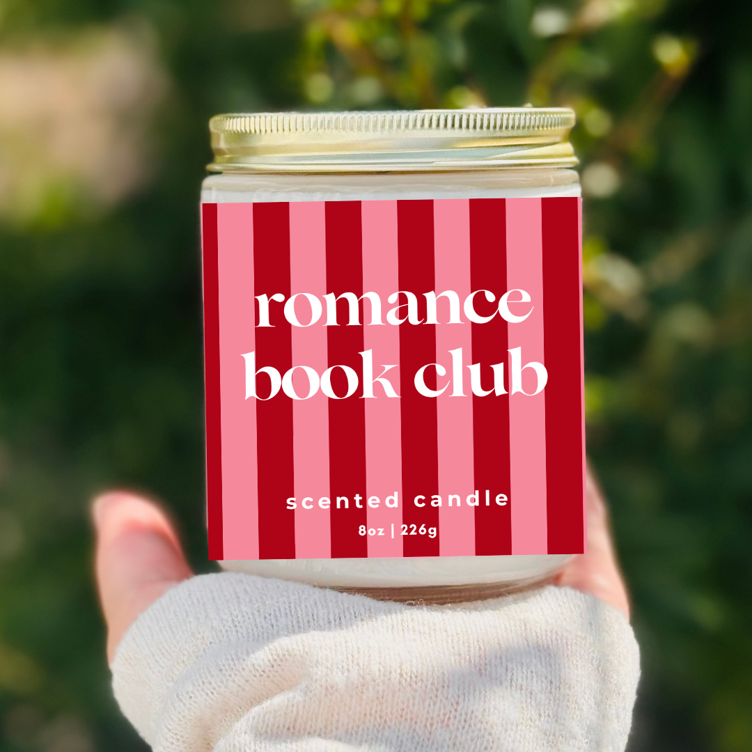 Romance Book Club Candle | Valentine's Day Bookish Candle