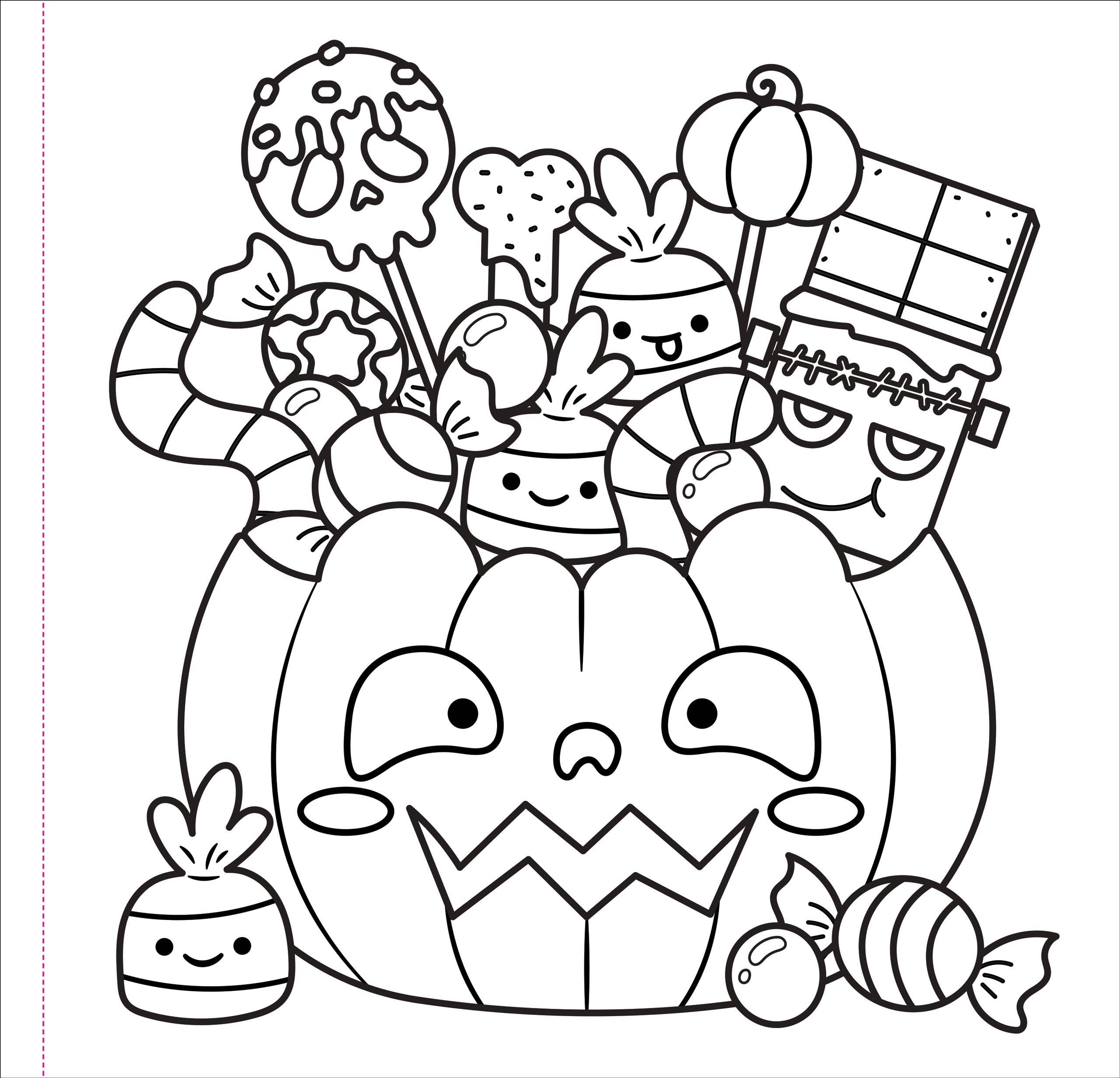 Color Me Spooky Halloween Adult Coloring Book