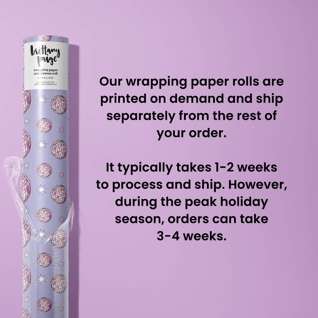 Western Cowboy Yee-haw Wrapping Paper Roll