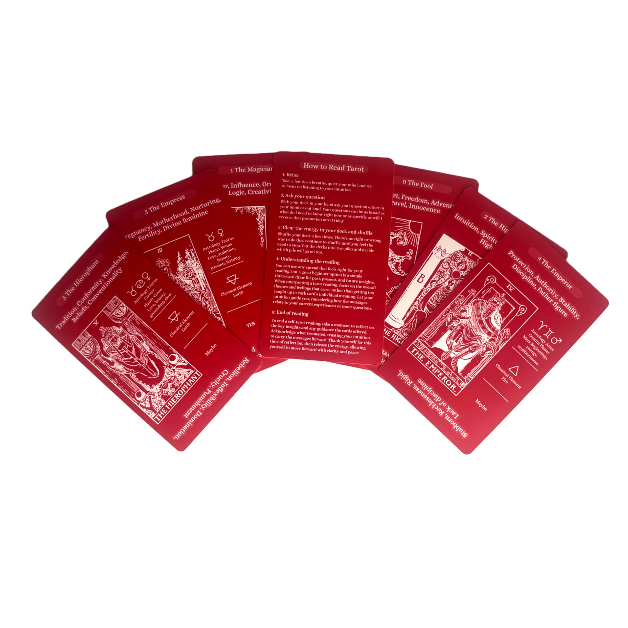 Keyword Tarot | Classic Tarot Design with helpful keywords