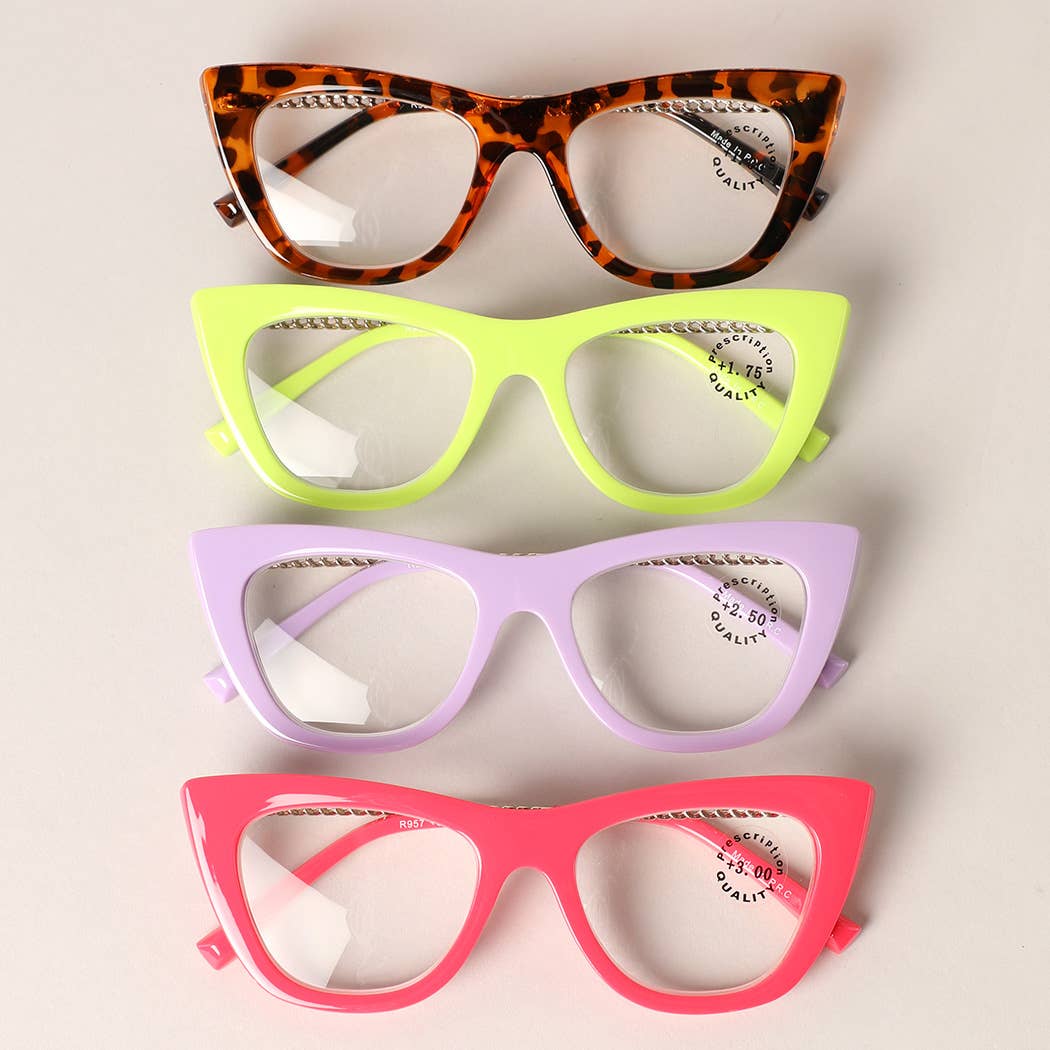 Solid Color Frame Reading Glasses