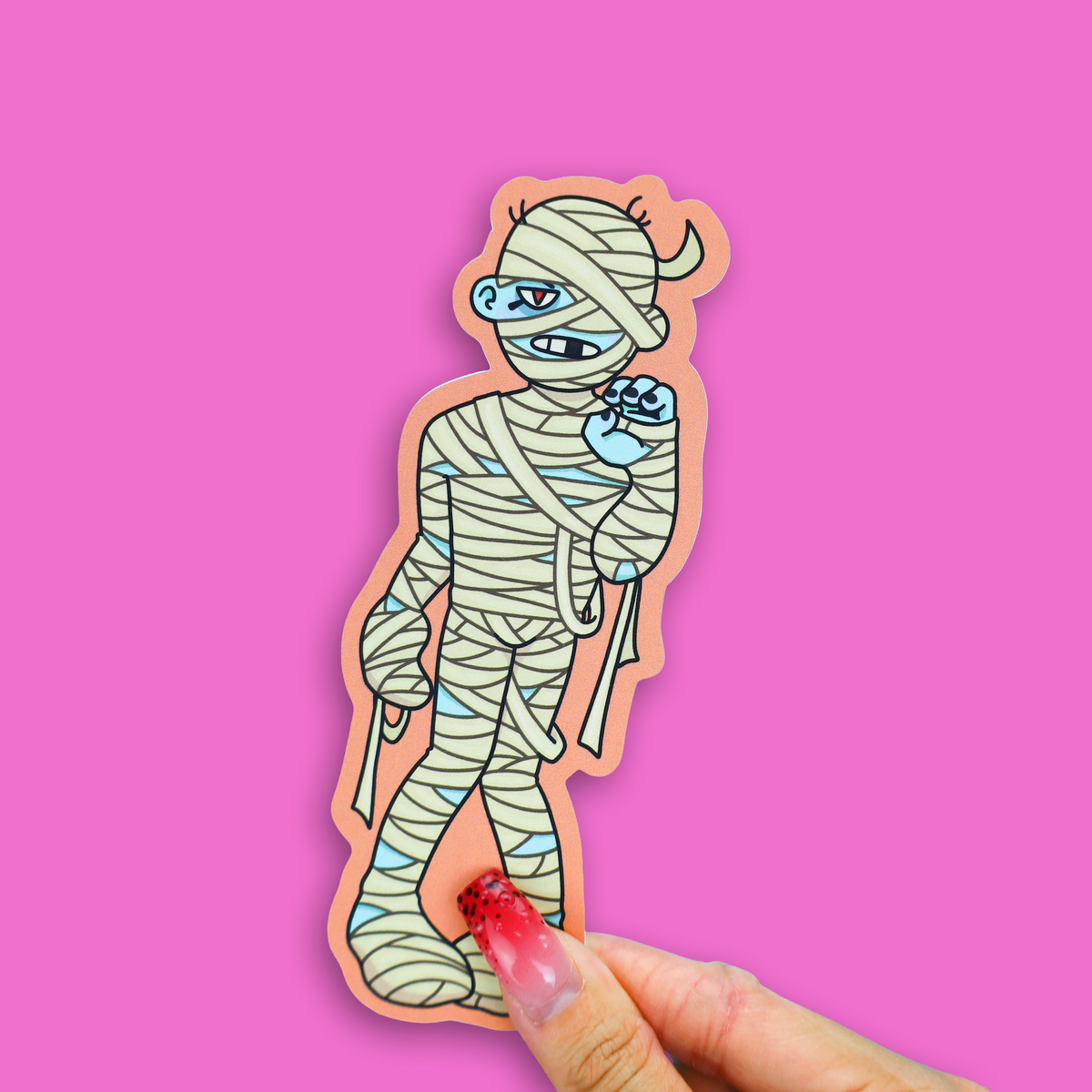 Mummy Monster Pharoah Halloween Bookmark
