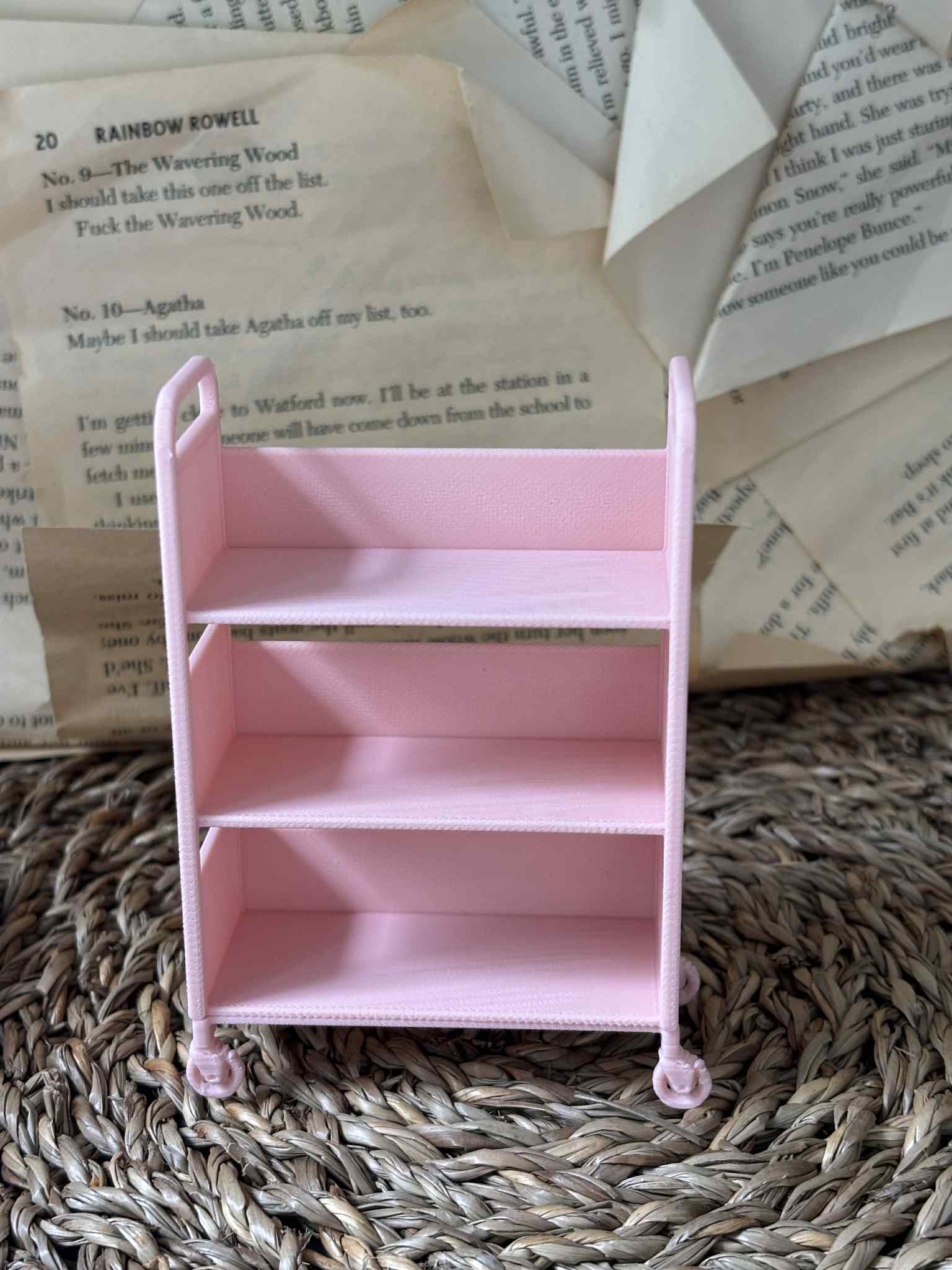 Mini Book Cart | 3D Printed