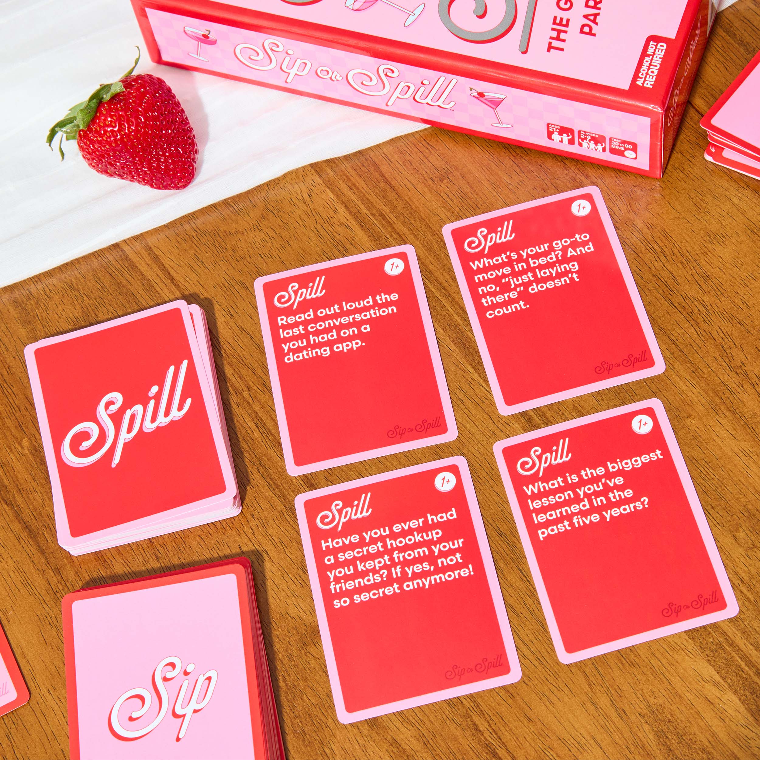 Sip or Spill — The Girl's Night Drinking Game by Relatable