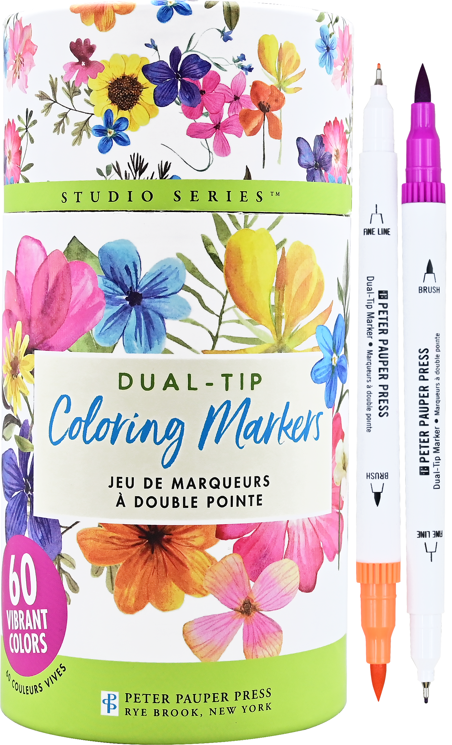 Studio Series Dual-Tip Coloring Markers (Set of 60)