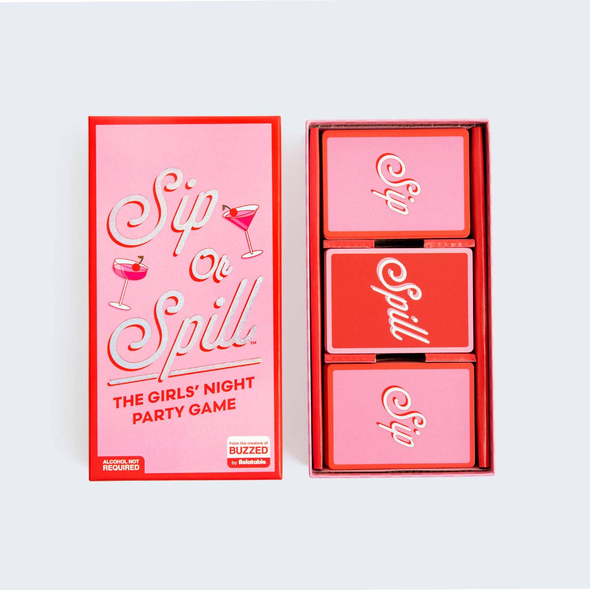 Sip or Spill — The Girl's Night Drinking Game by Relatable