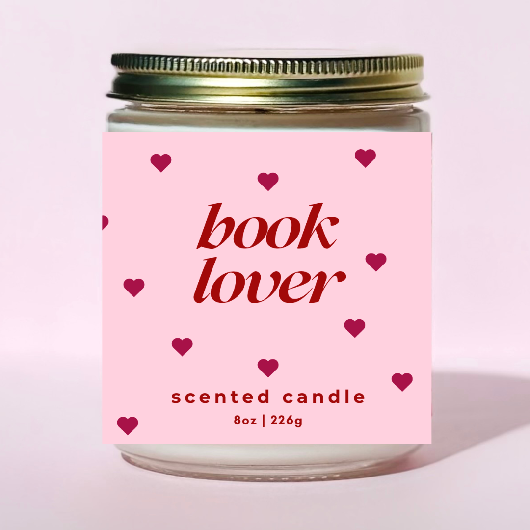 Book Lover Candle | Valentine's Day Bookish Candle