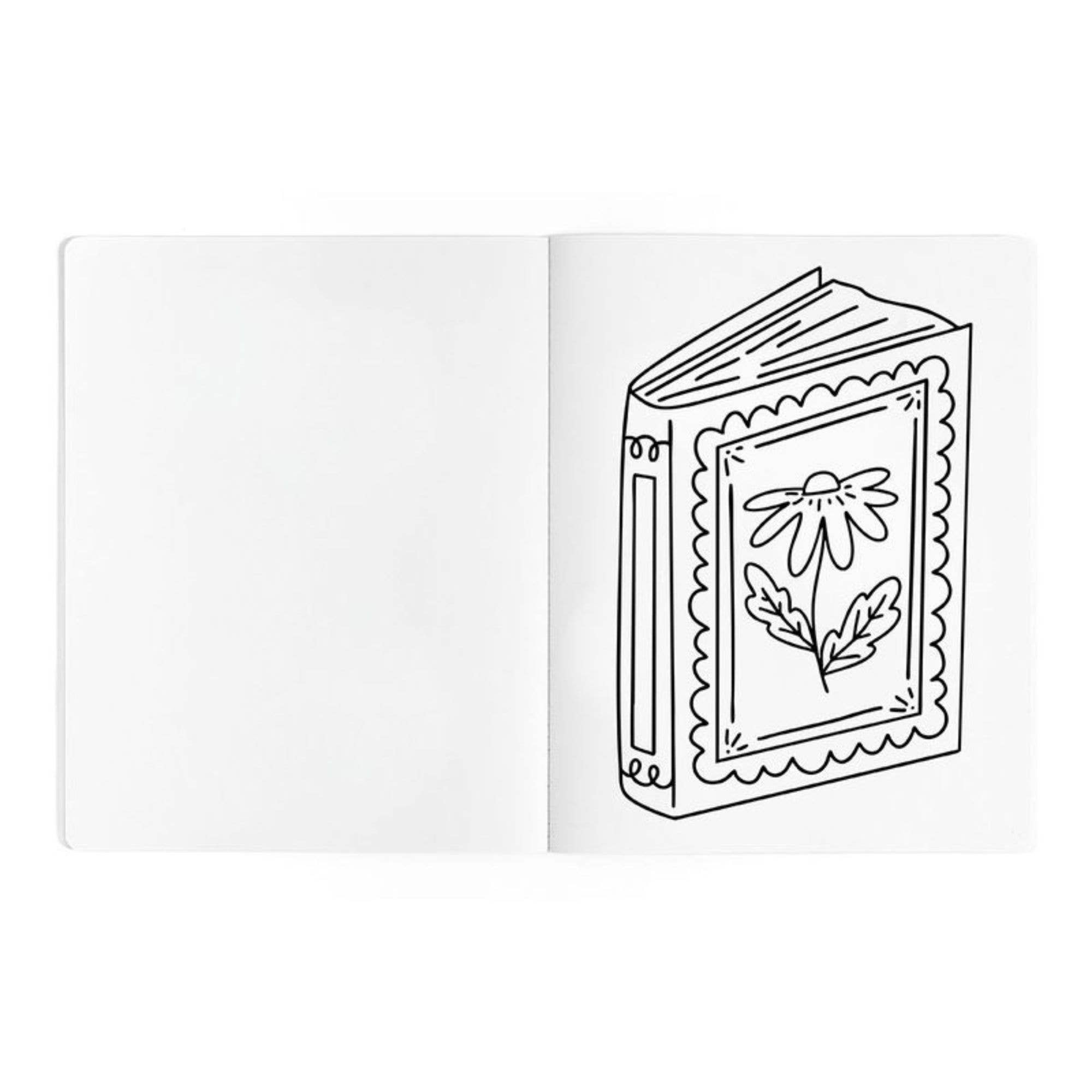 Cozy Book Nook Coloring Book