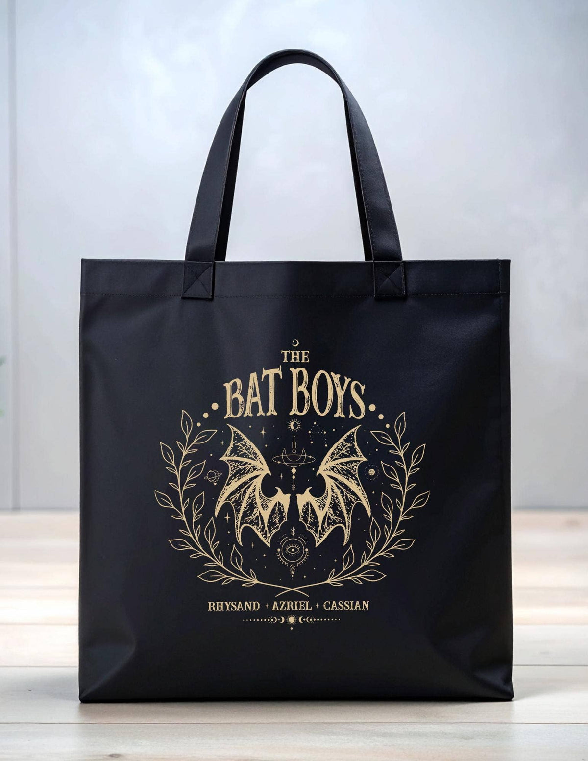 Tote Bag: ACOTAR Inspired Bat Boys Canvas Bookish