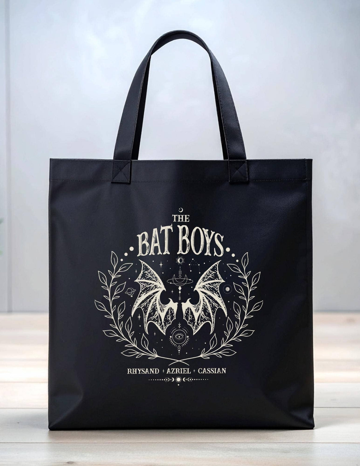 Tote Bag: ACOTAR Inspired Bat Boys Canvas Bookish