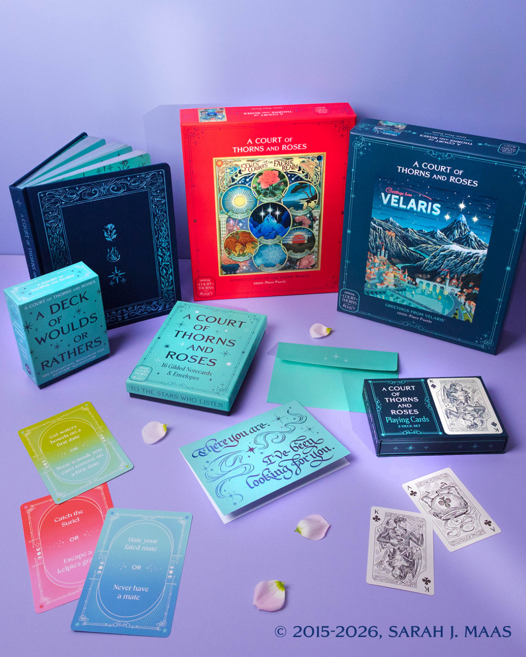 A Court of Thorns and Roses Official Playing Card Set (Night Court Inner Circle)