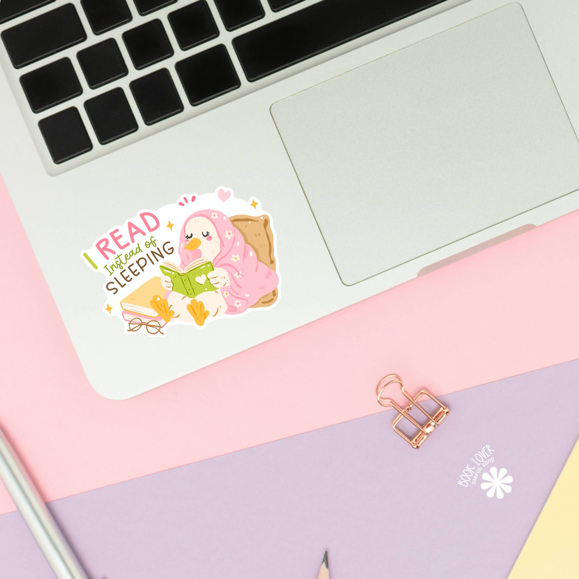 I Read Instead of Sleeping / Bookish Sticker / Reader Gift