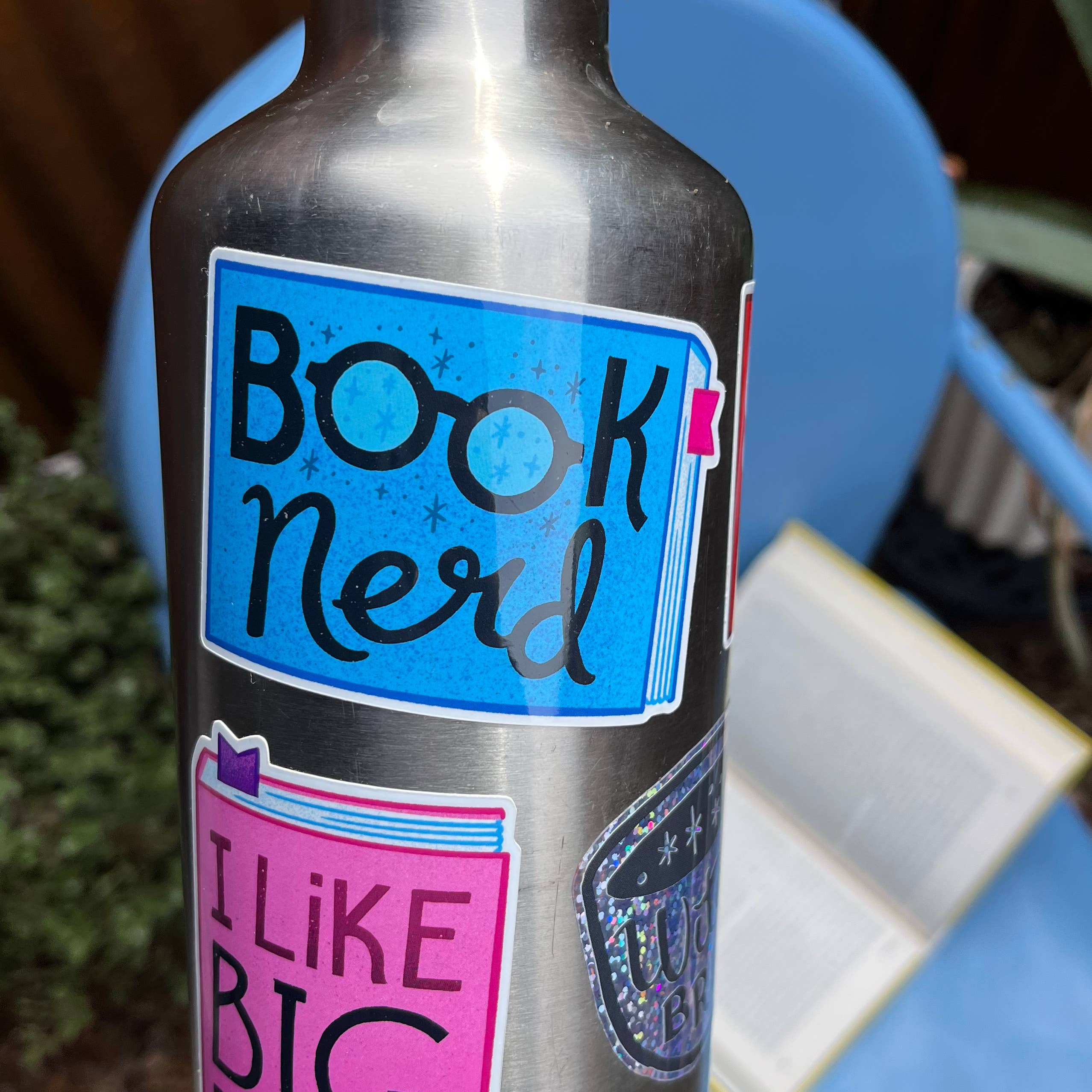 Book Nerd vinyl sticker - book lover sticker