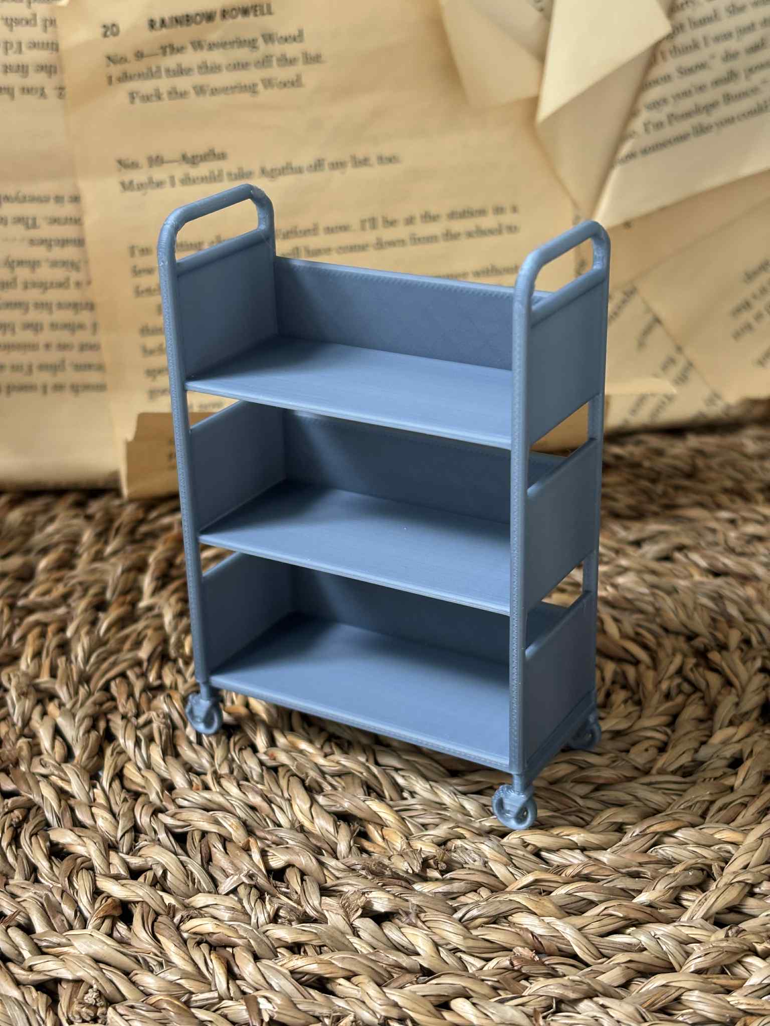 Mini Book Cart | 3D Printed