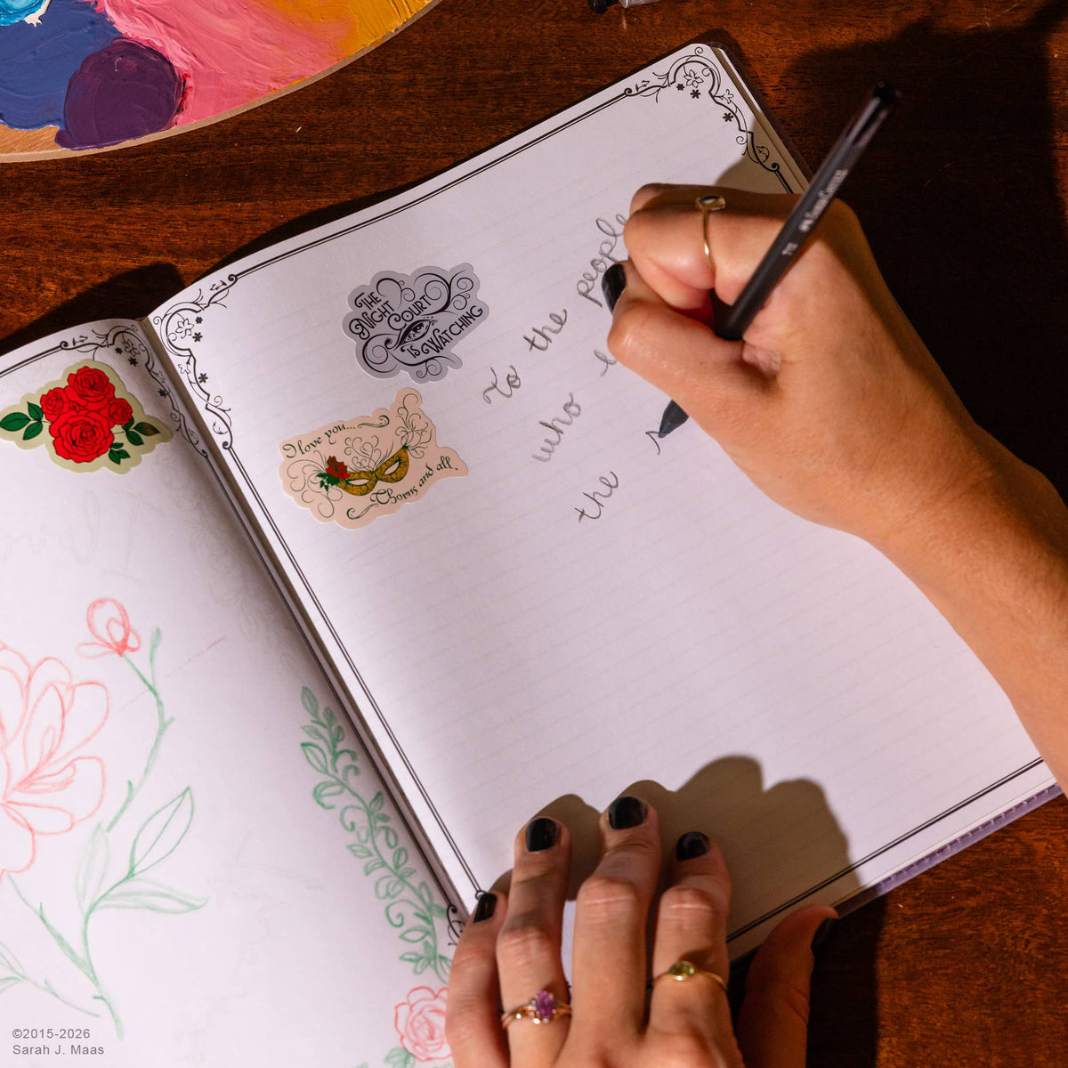 Creative Journal, A Court of Thorns and Roses