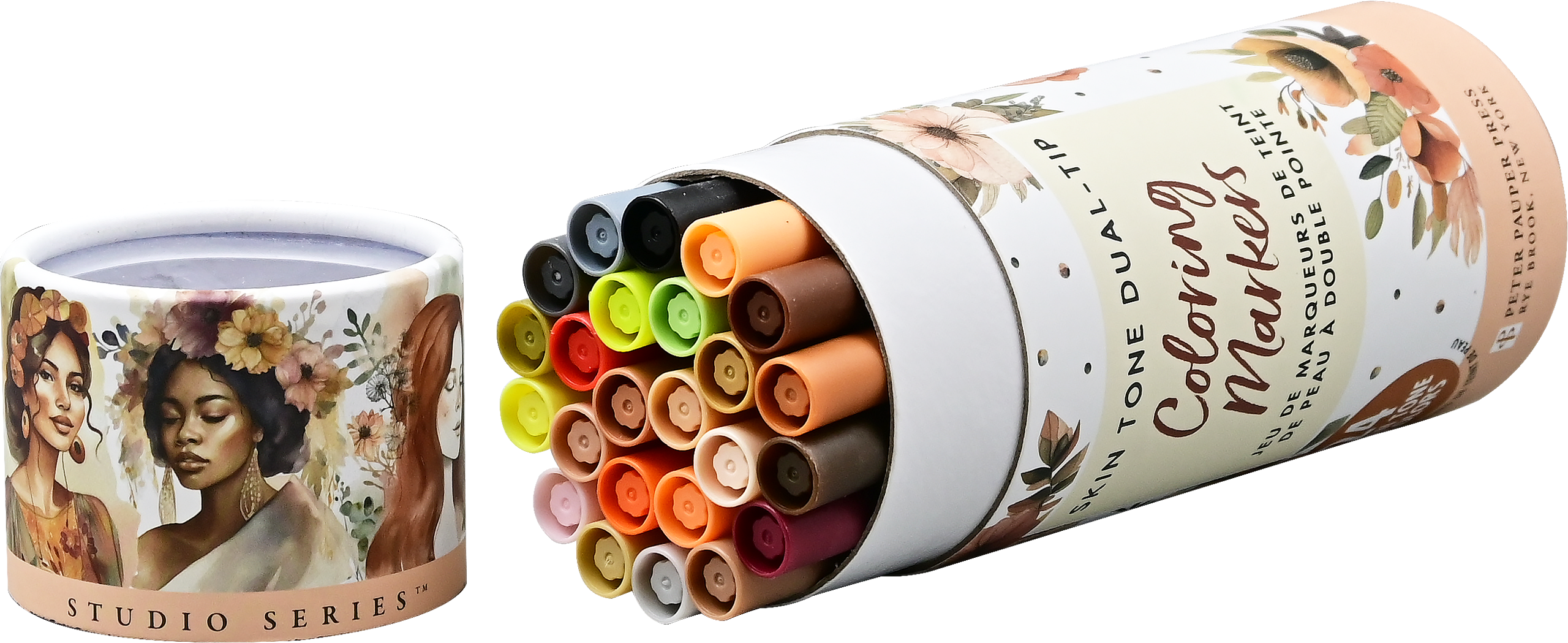 Studio Series Skin Tone Dual-Tip Markers - 24 Colors