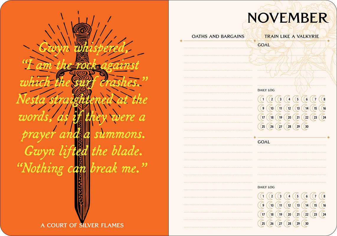 Court of Thorns and Roses 2027 Monthly/Weekly Planner Calendar by Sarah J. Maas