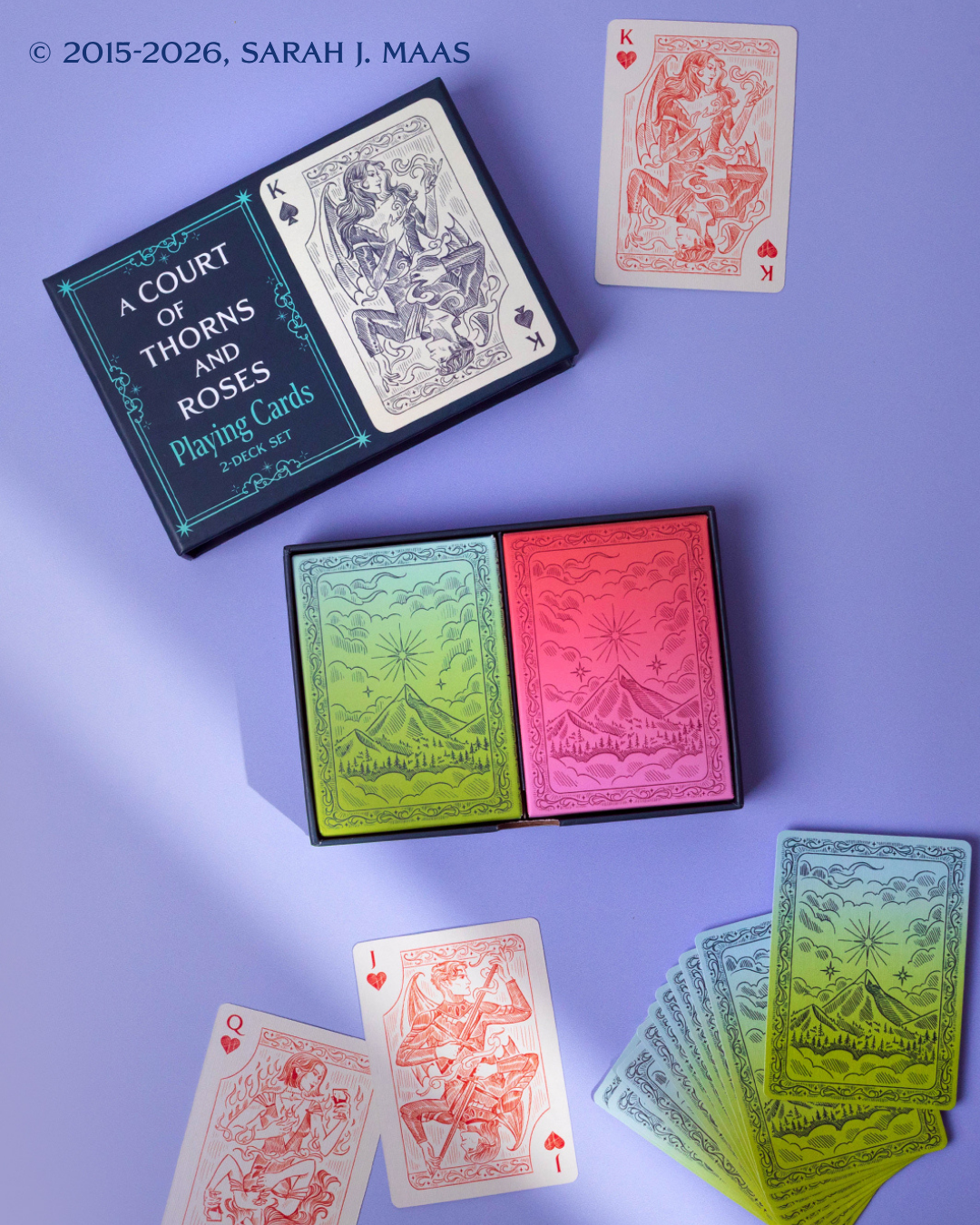 A Court of Thorns and Roses Official Playing Card Set (Night Court Inner Circle)