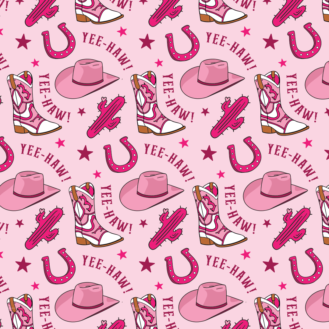 Western Cowboy Yee-haw Wrapping Paper Roll