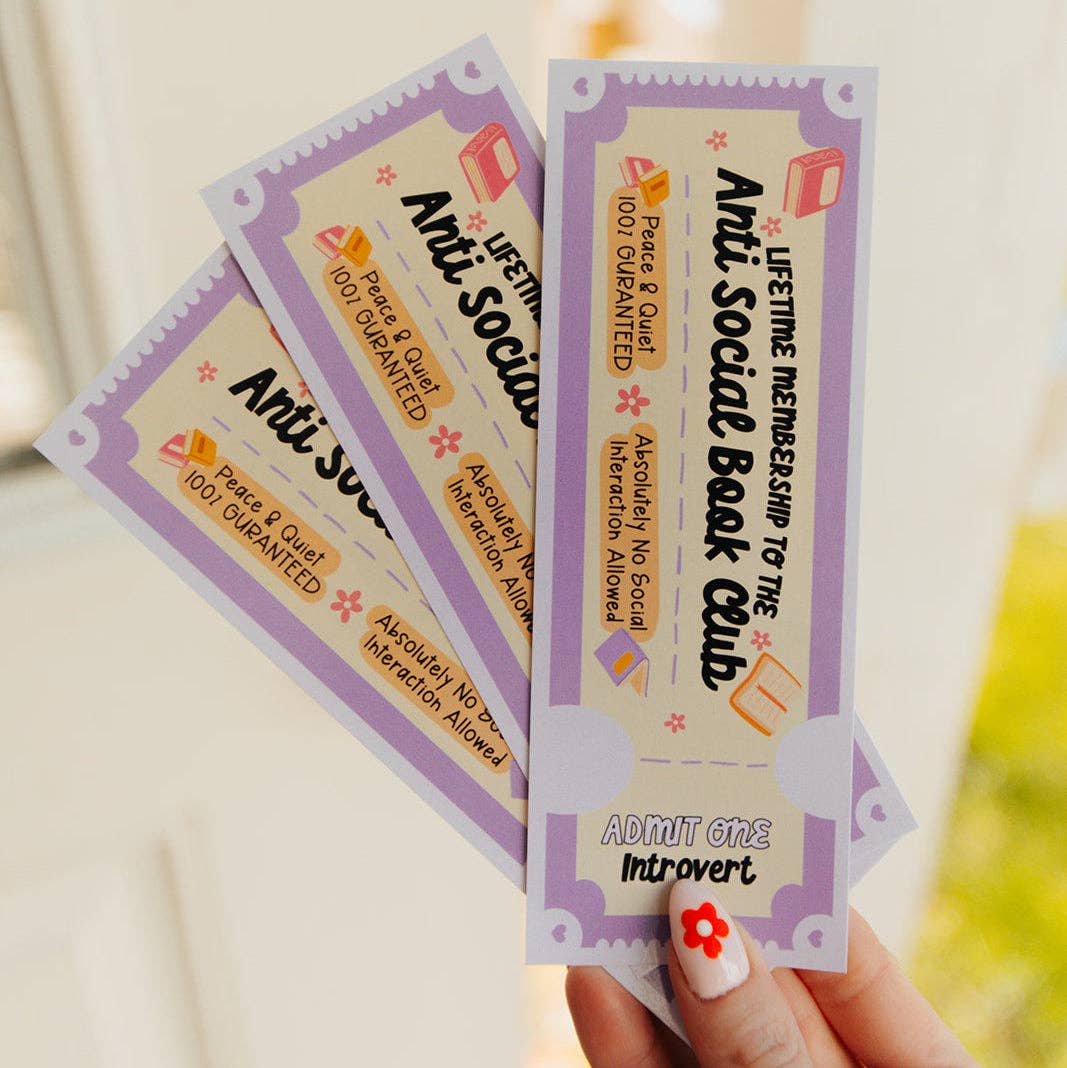 Bookmark Anti Social Book Club