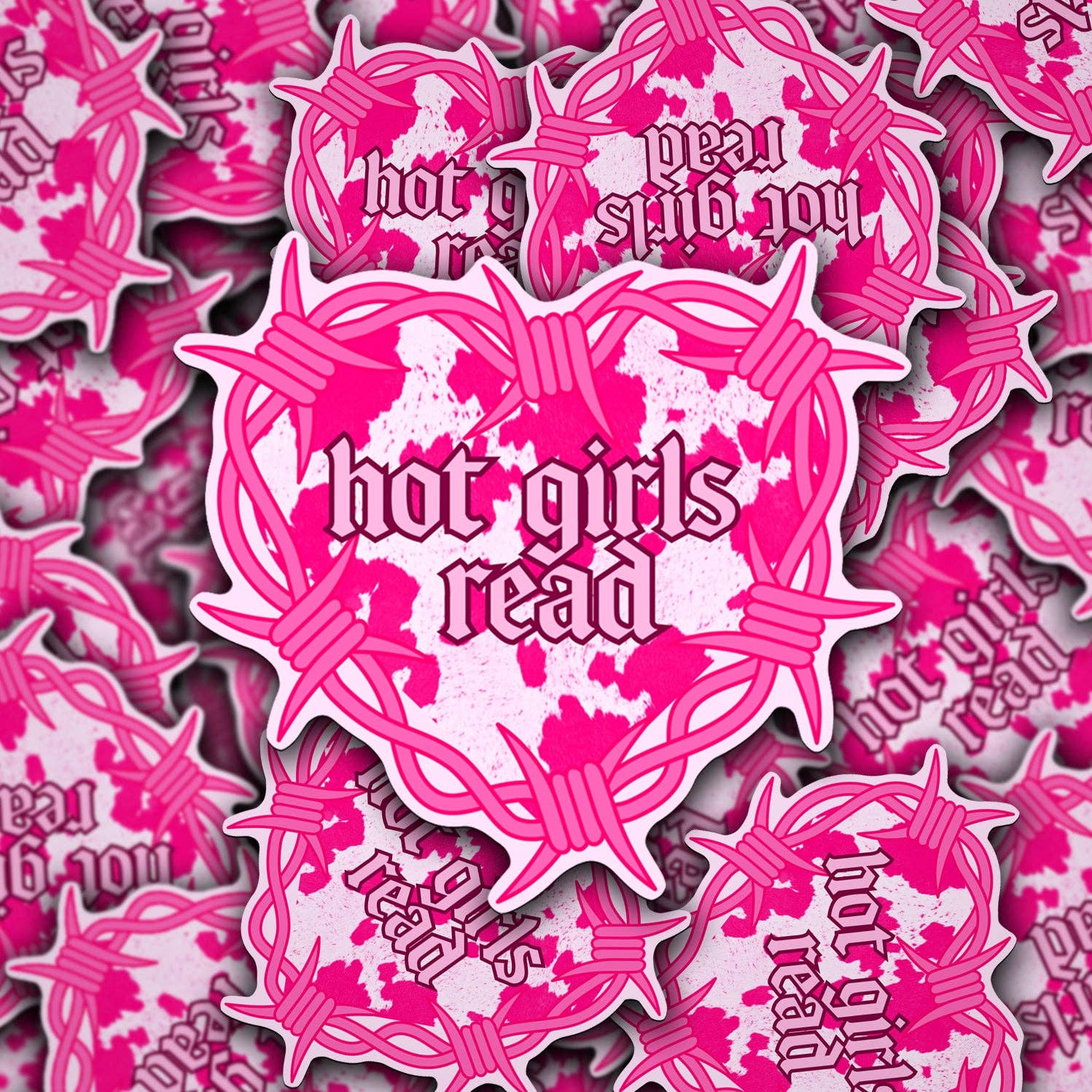 Vinyl Decal HGR Barbwire Heart