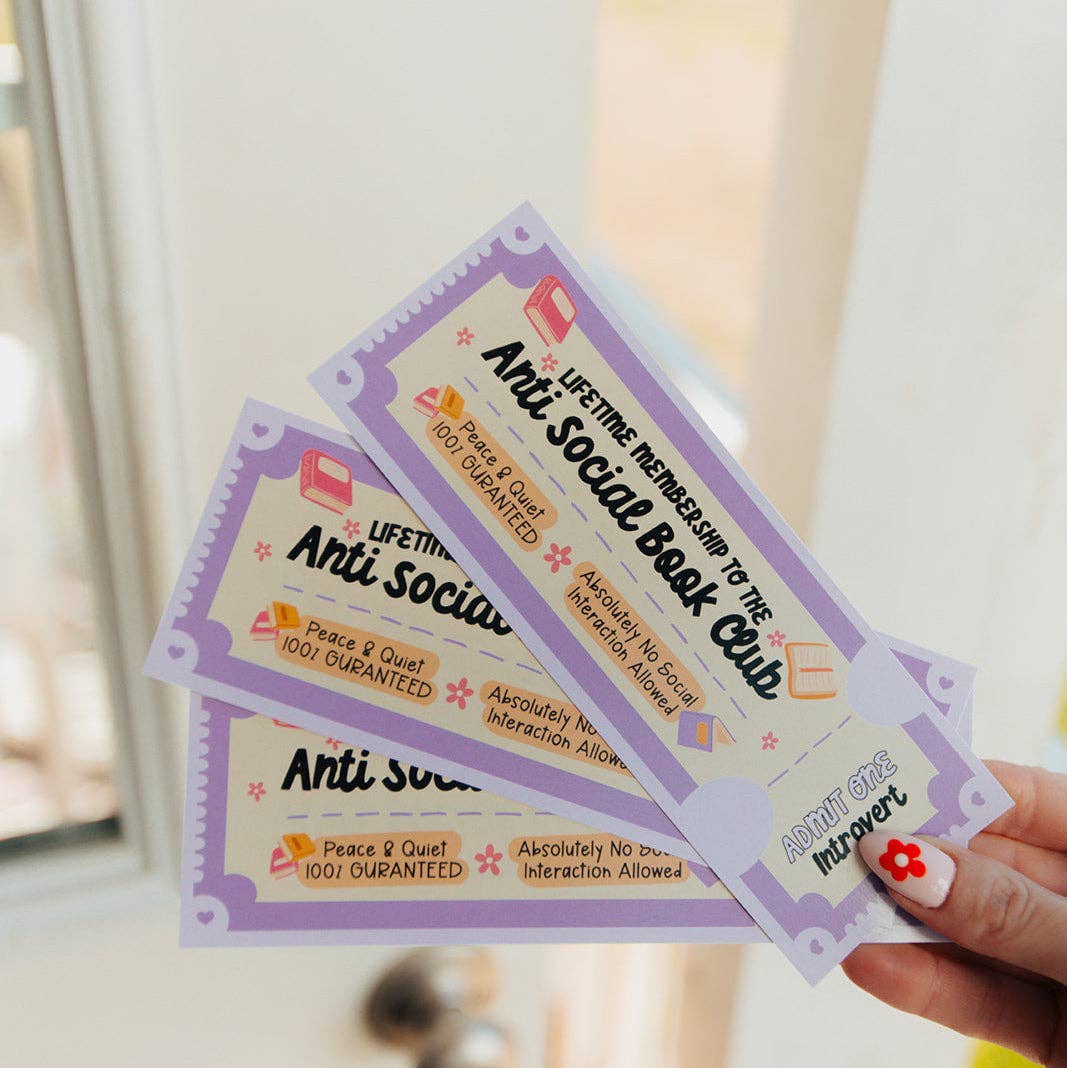 Bookmark Anti Social Book Club