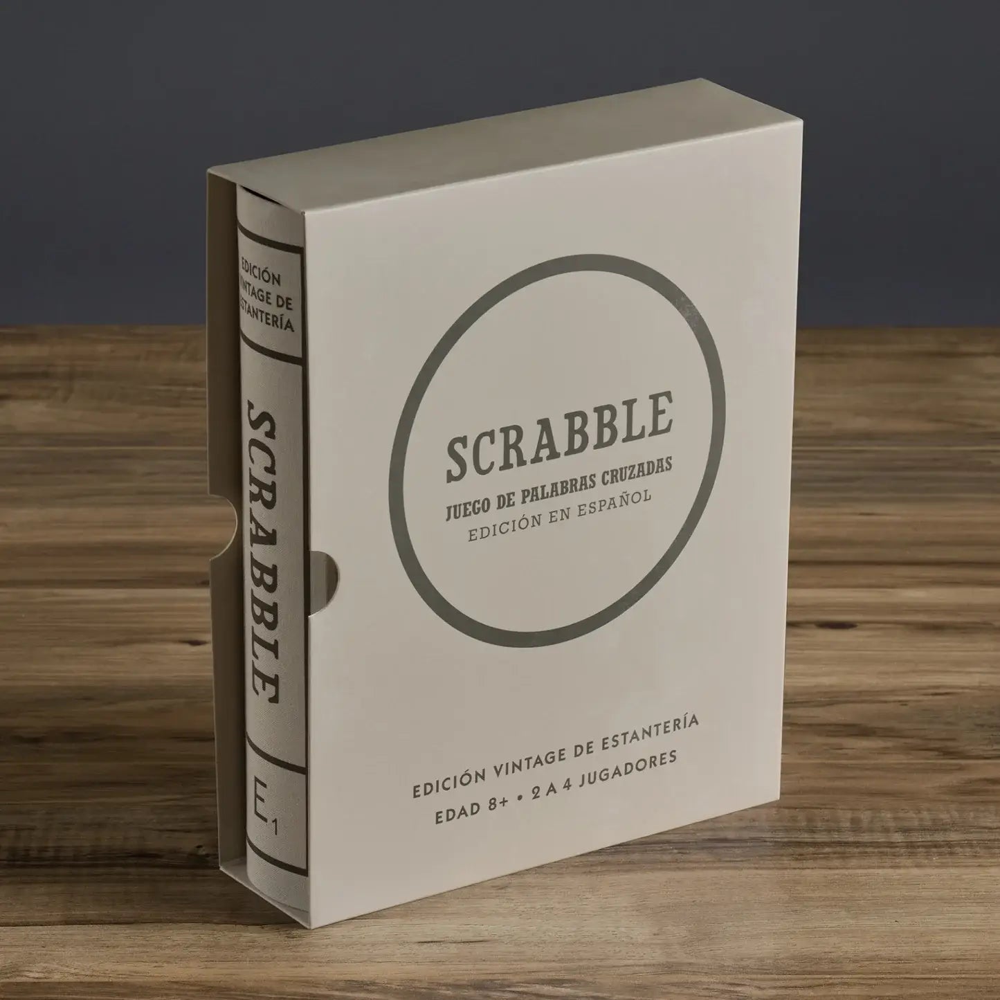 Scrabble Spanish Vintage Bookshelf Edition
