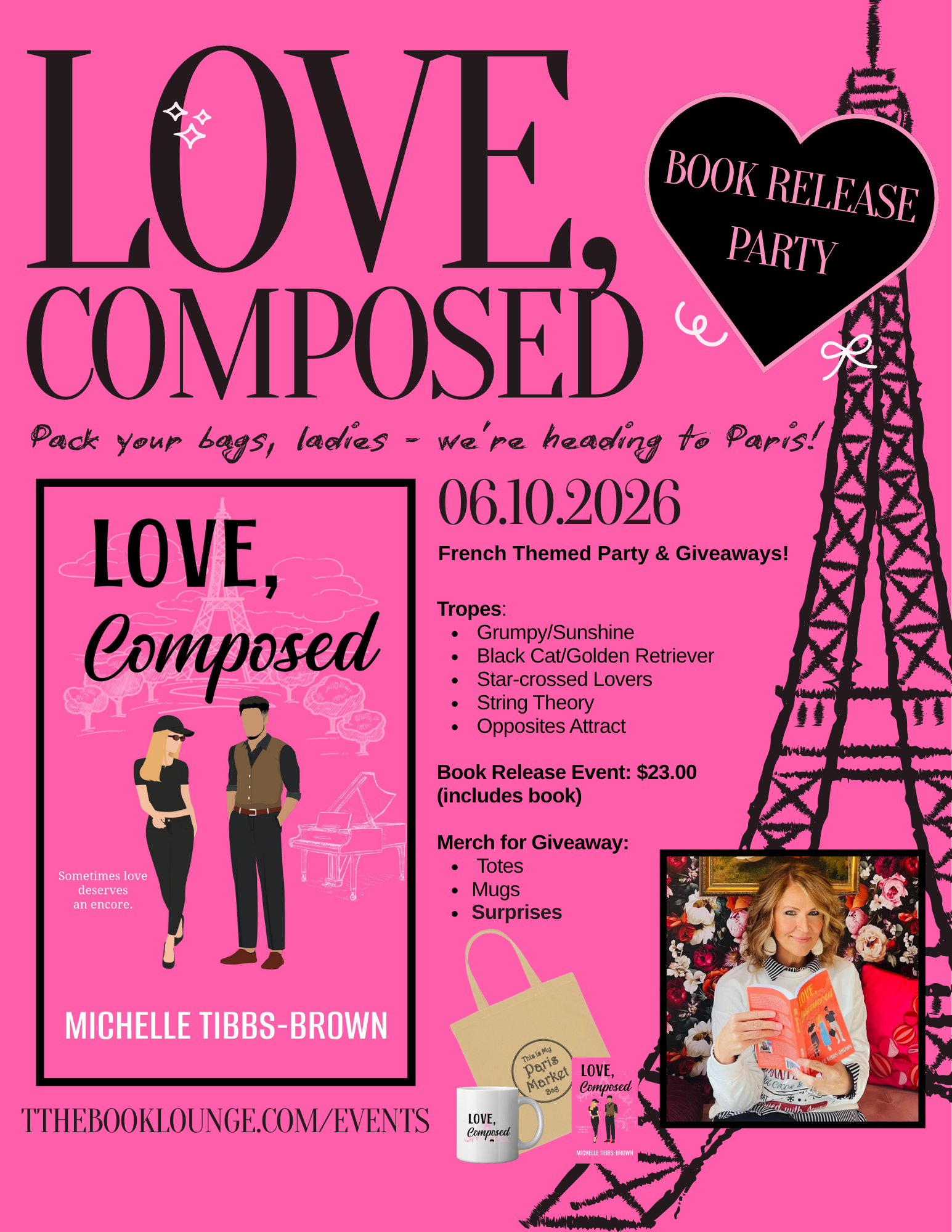 LOVE, COMPOSED An Evening in Paris with Author Michelle Tibbs Brown