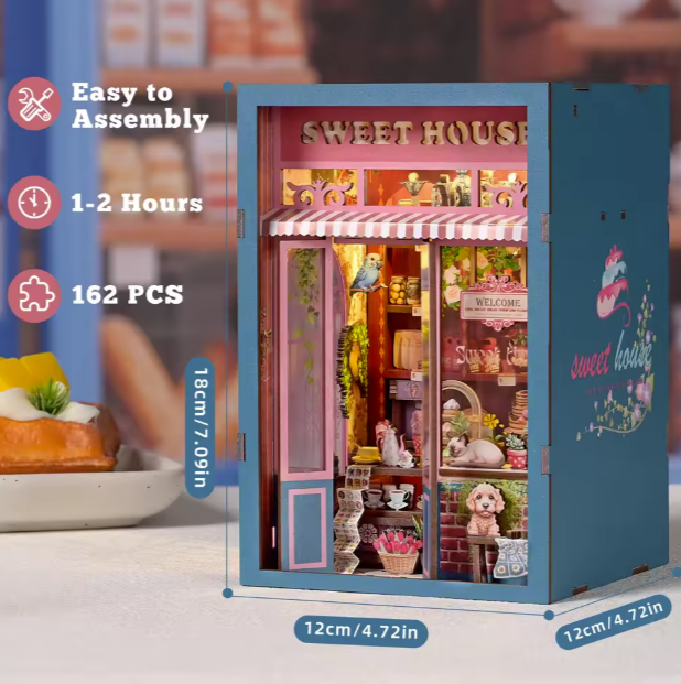 DIY Book Nook Kit – Build Your Own Miniature Scene