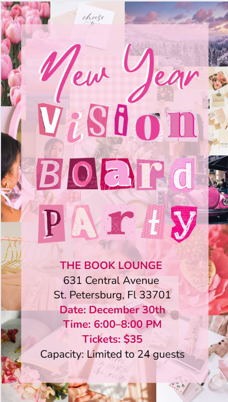 New Year 2026 Vision Board Party
