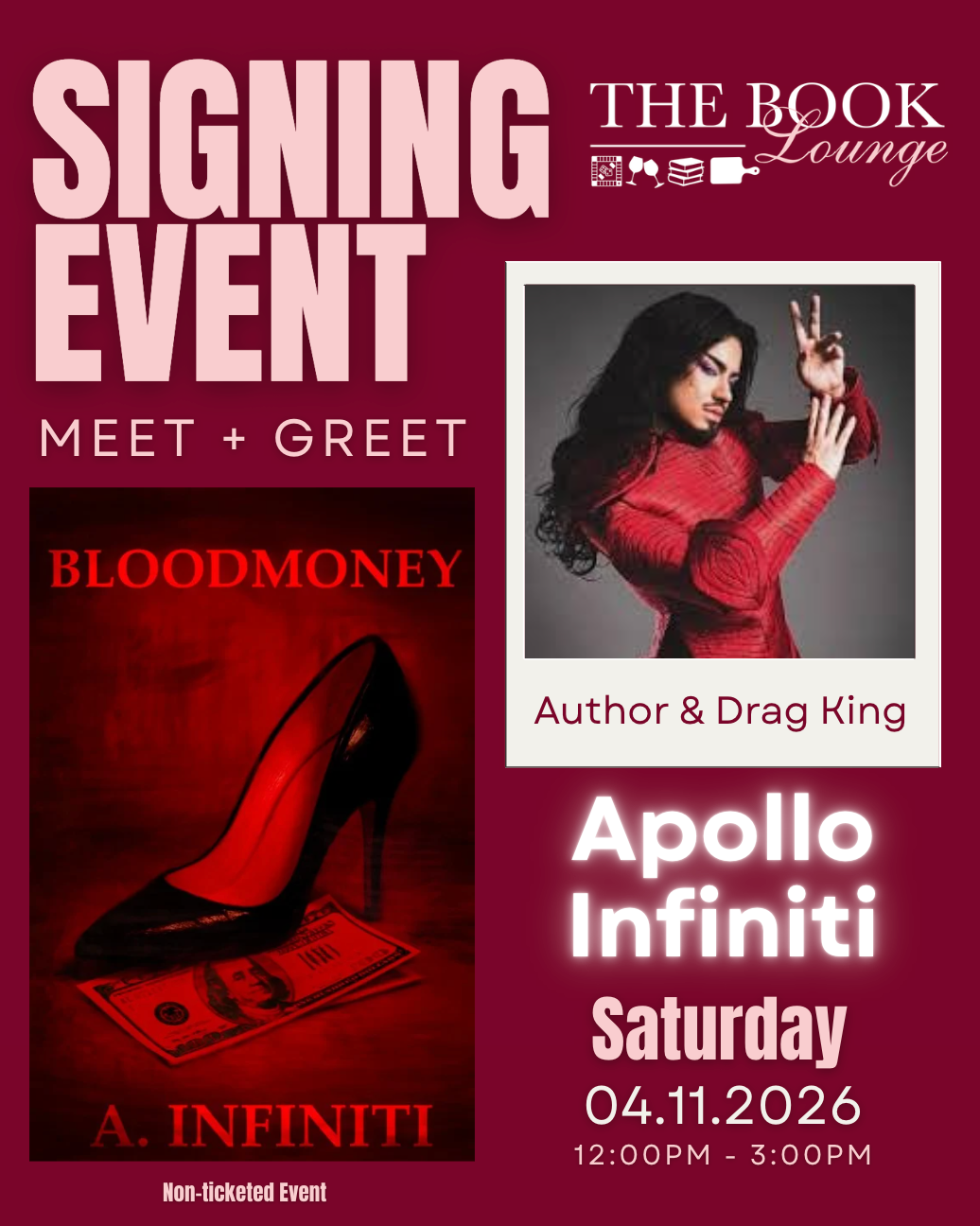 Author Signing: Apollo Infiniti!