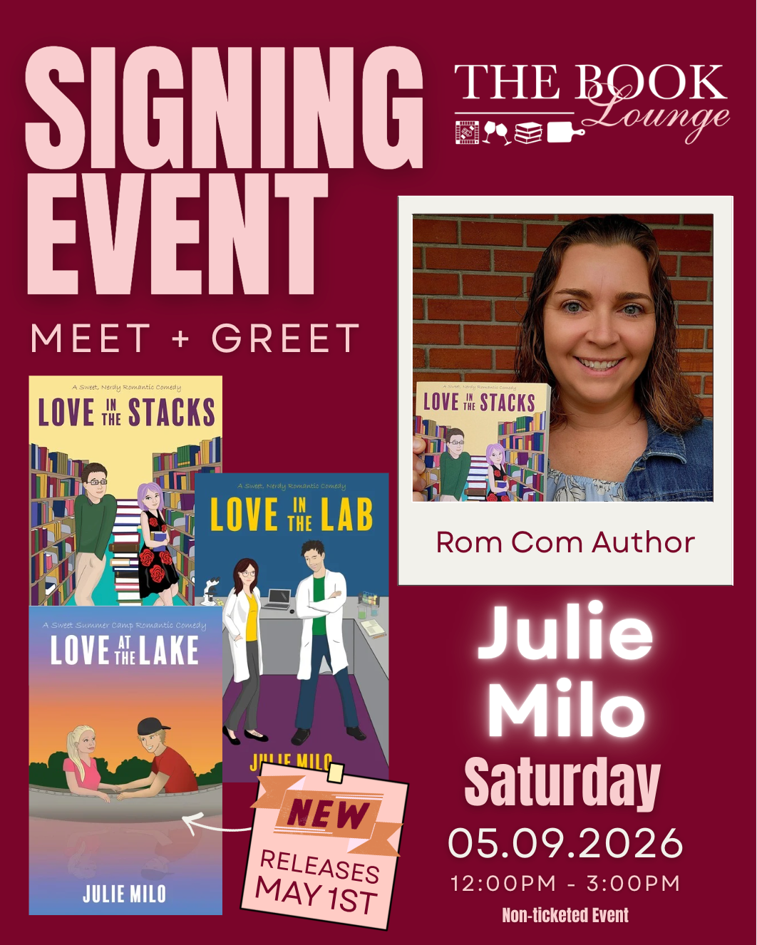 Author Signing: Julie Milo!
