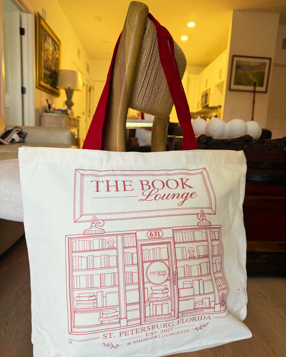 The Book Lounge Canvas Tote Bag