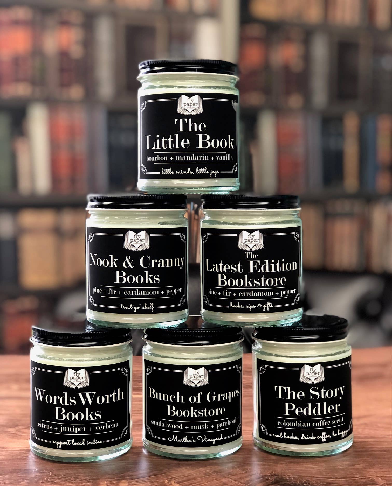 Custom Name Drop or City State 9oz Soy Glass Candle