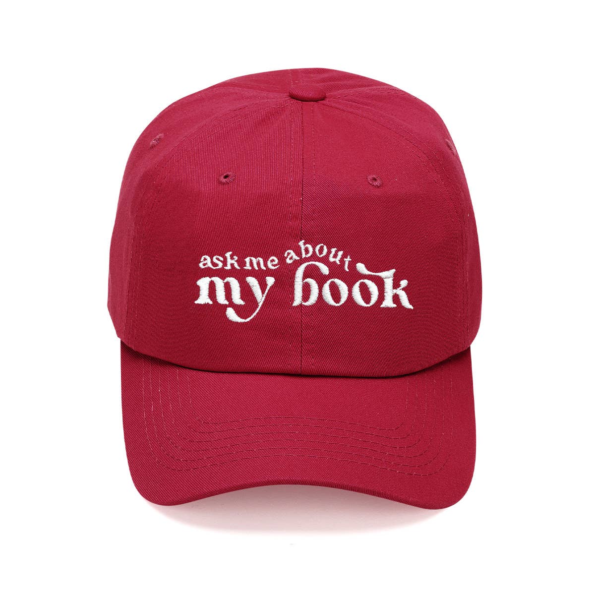Ask Me About My Book Cap