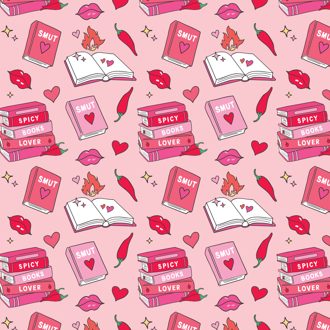 Romance Spicy Books Wrapping Paper Roll