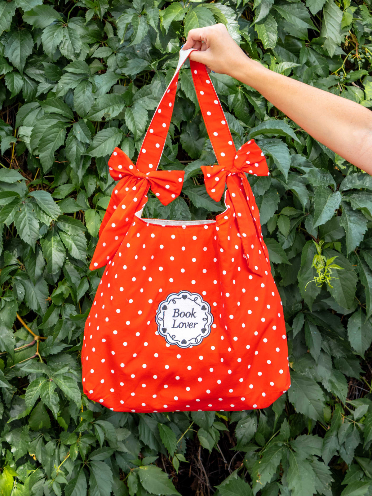 Book Lover Bow Tote