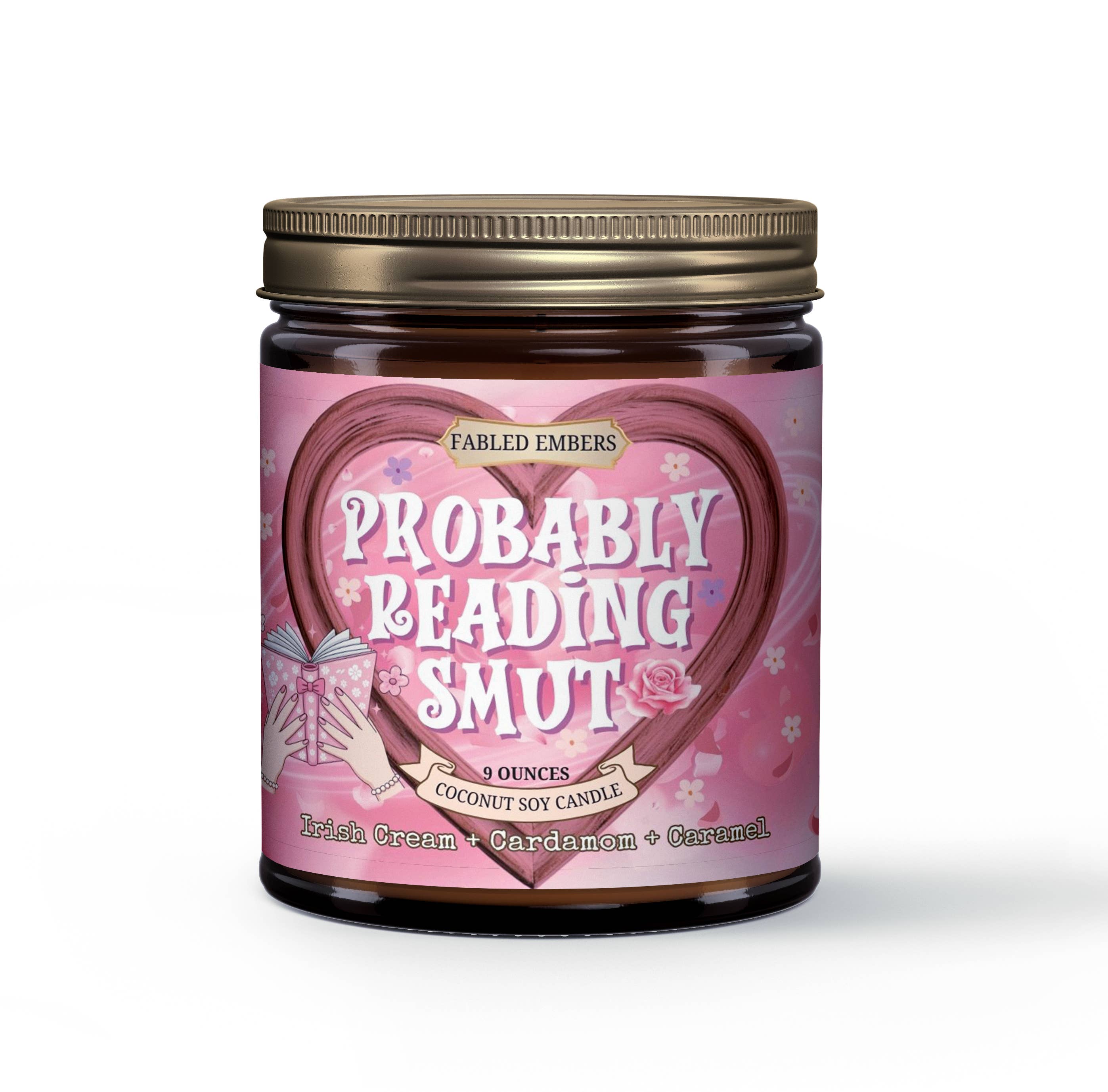 PROBABLY READING SMUT | Book Lovers 9oz Candle Coconut Soy